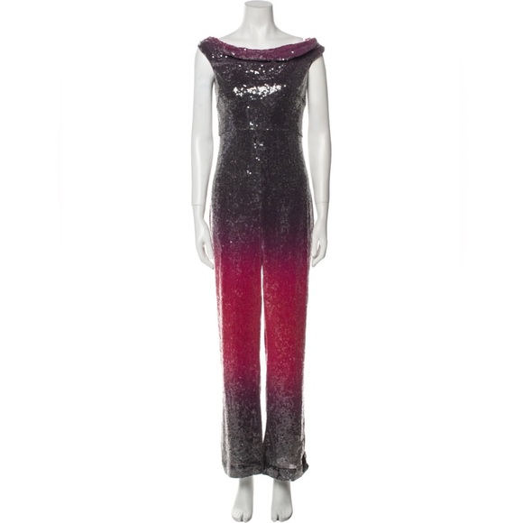 Tadashi Shoji Pants - 💖🔥FIERCE Tadashi Shoji Sequined Jumpsuit